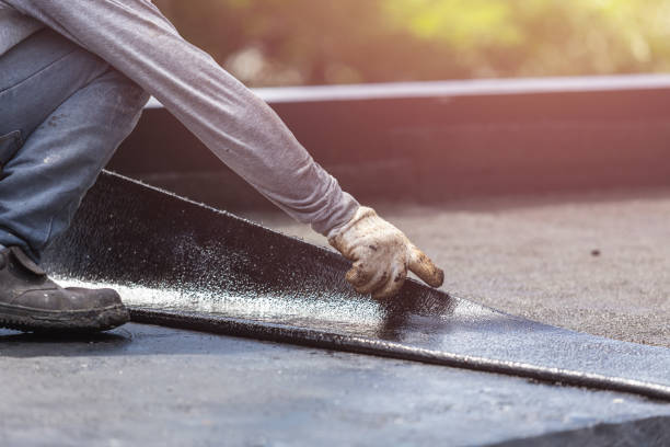 Professional Vapor Barrier Installation technician working in Newtonsville, OH